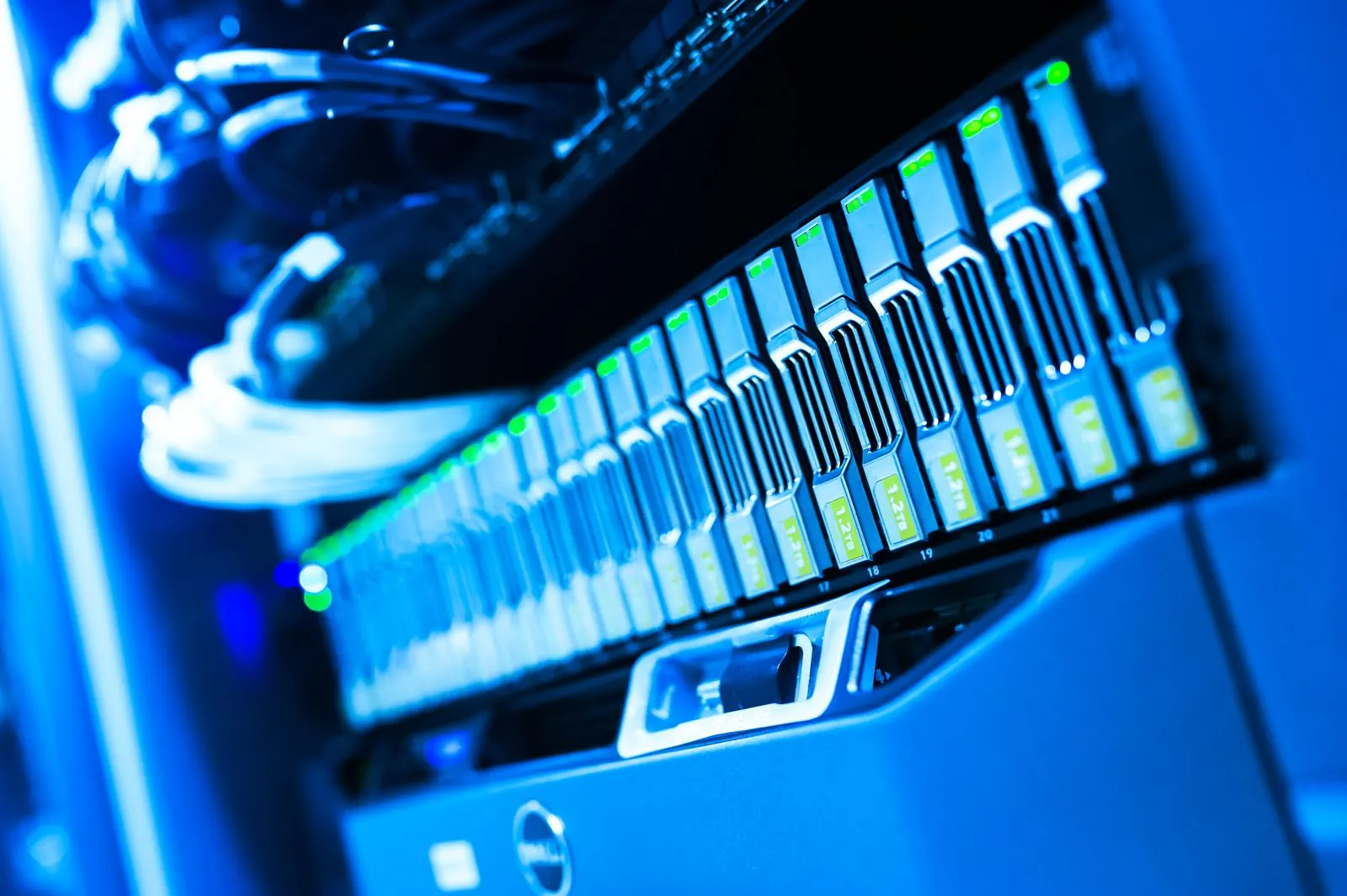 Modern server hardware in a data centre